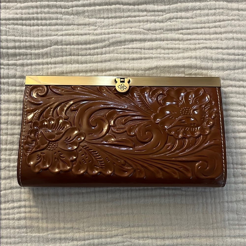 Elegant Brown Embossed Wallet